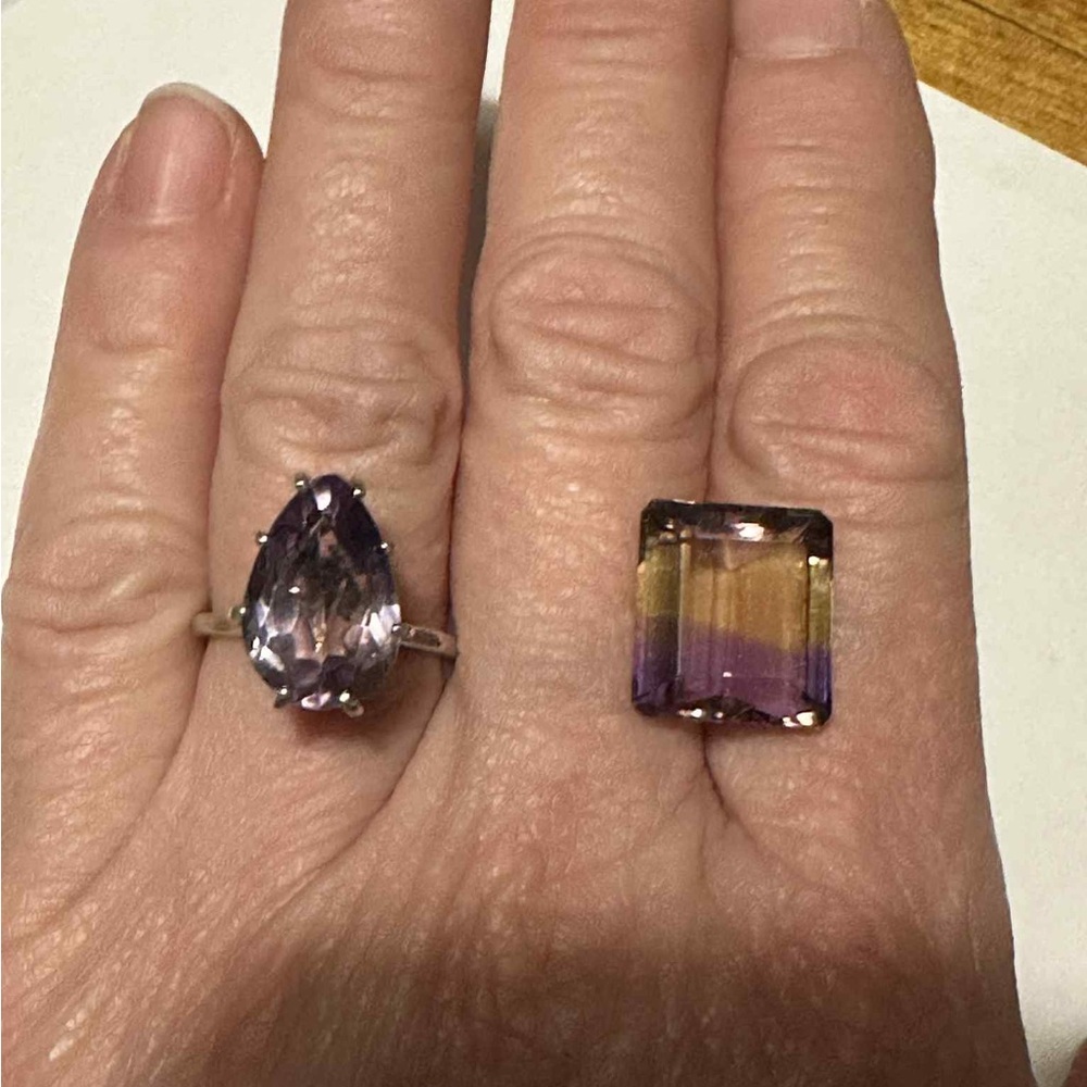 Ametrine and Citrine (Heat treated) loose stones. - Picture 3 of 9